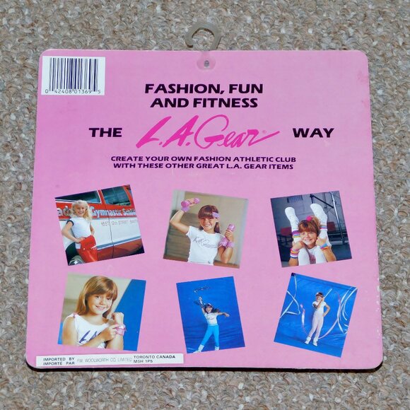 1985 L.A. Gear Neon 6 Fashion Head 'N' Waist Bands Set MOC Brand New Child Size - Picture 4 of 12